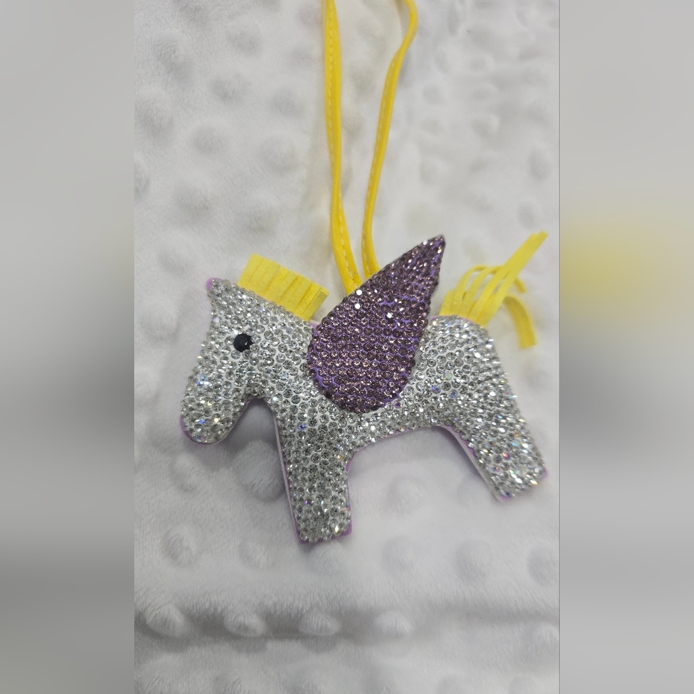 Purple PEGASUS Bag Charm